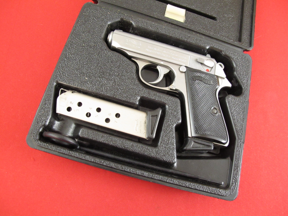 Walther Model PPK/S 380acp, Stainless, Interarms, w/Box, NO RESERVE .380 ACP - Picture 1