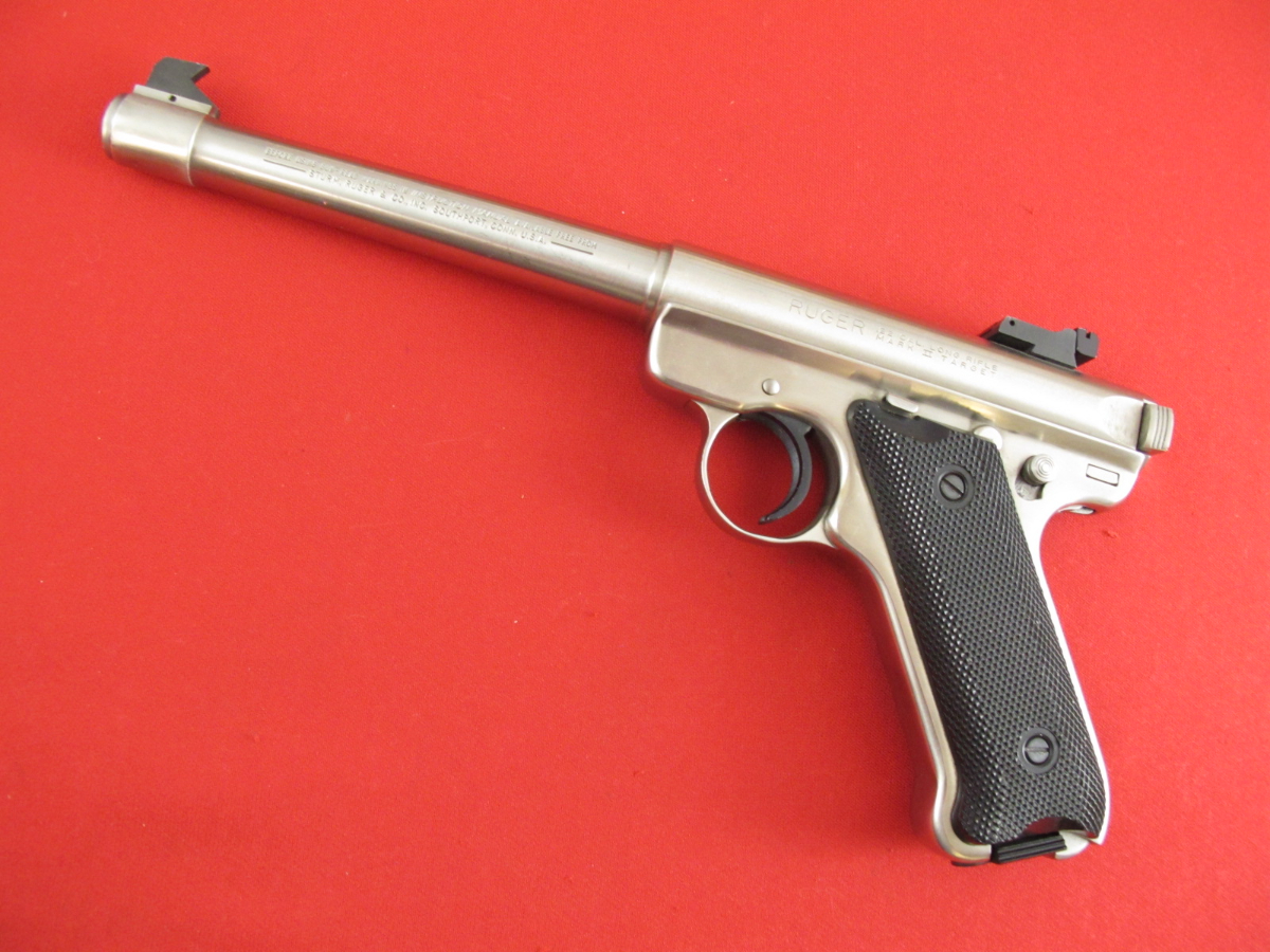 Ruger Mark Ii Target 22lr, 5.5in Tapered Barrel, Stainless, No Reserve