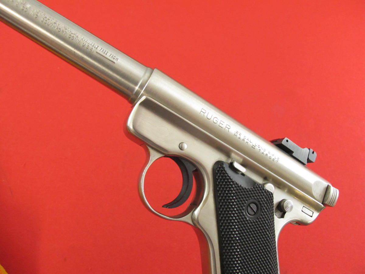 Ruger Mark Ii Target 22lr 55in Tapered Barrel Stainless No Reserve 22 Lr For Sale At 1337