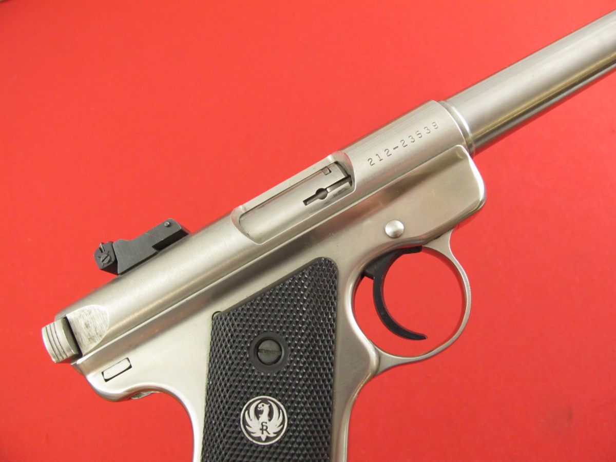 Ruger Mark Ii Target 22lr, 5.5in Tapered Barrel, Stainless, No Reserve