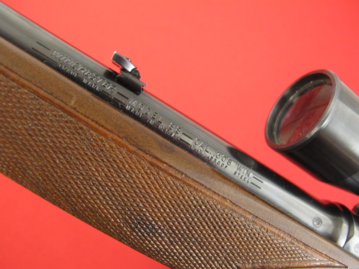 Winchester Model 88 308win, 22in Blue/Wood, MFG 1956, C&R OK, w/Weaver Scope, NO RESERVE .308 Win. - Picture 6