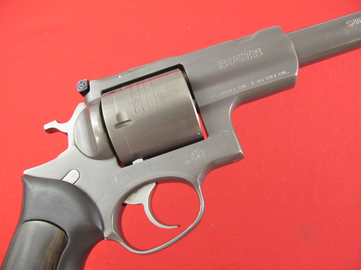 Ruger super redhawk 454 casull 45 colt 9 5in target grey mfg 2001