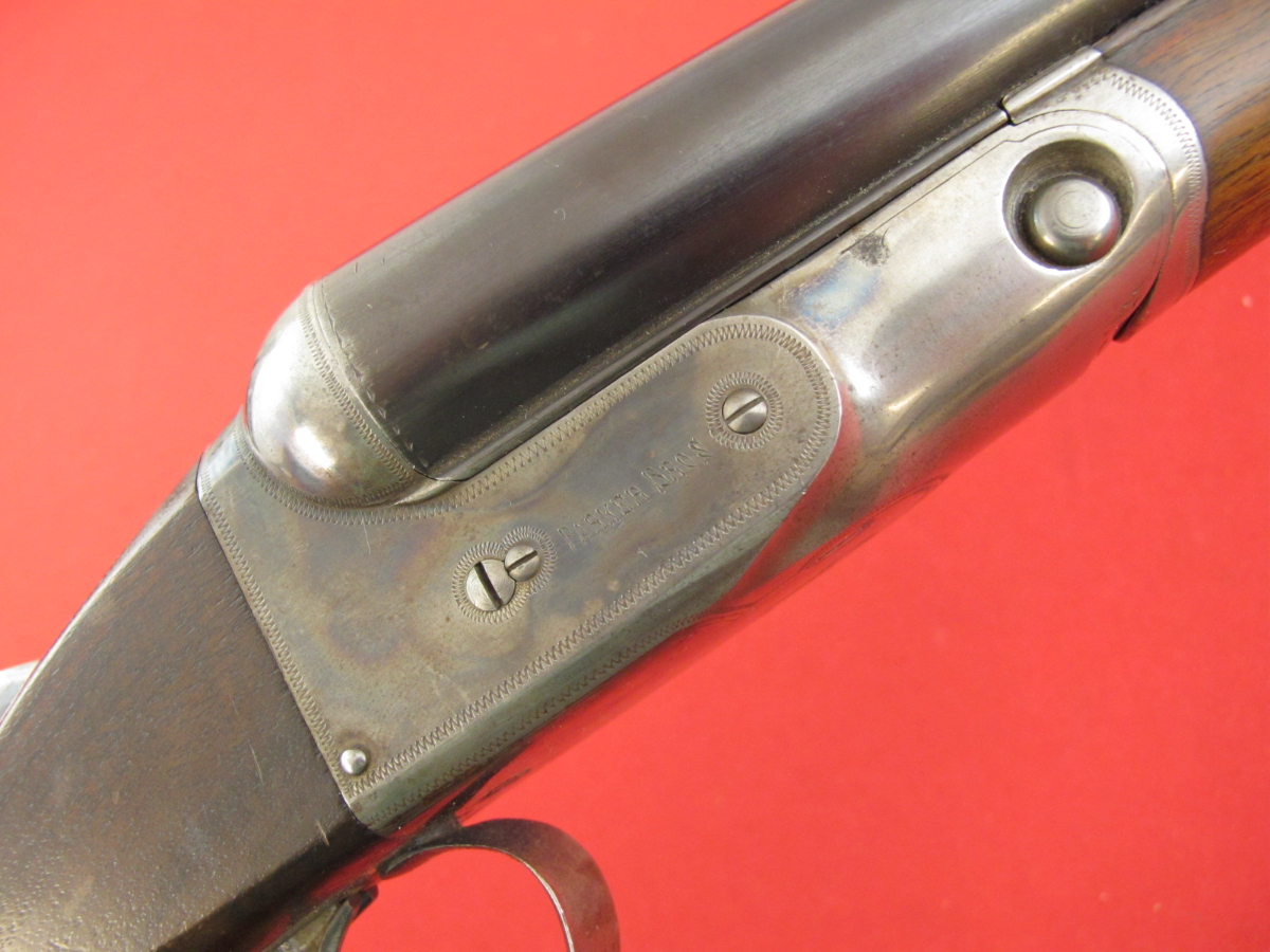 Parker VH Grade 12GA, 30in SXS Solid Rib, Blue/Wood, w/Case Colors, MFG 1910, C&R OK, NO RESERVE 12 GA - Picture 7