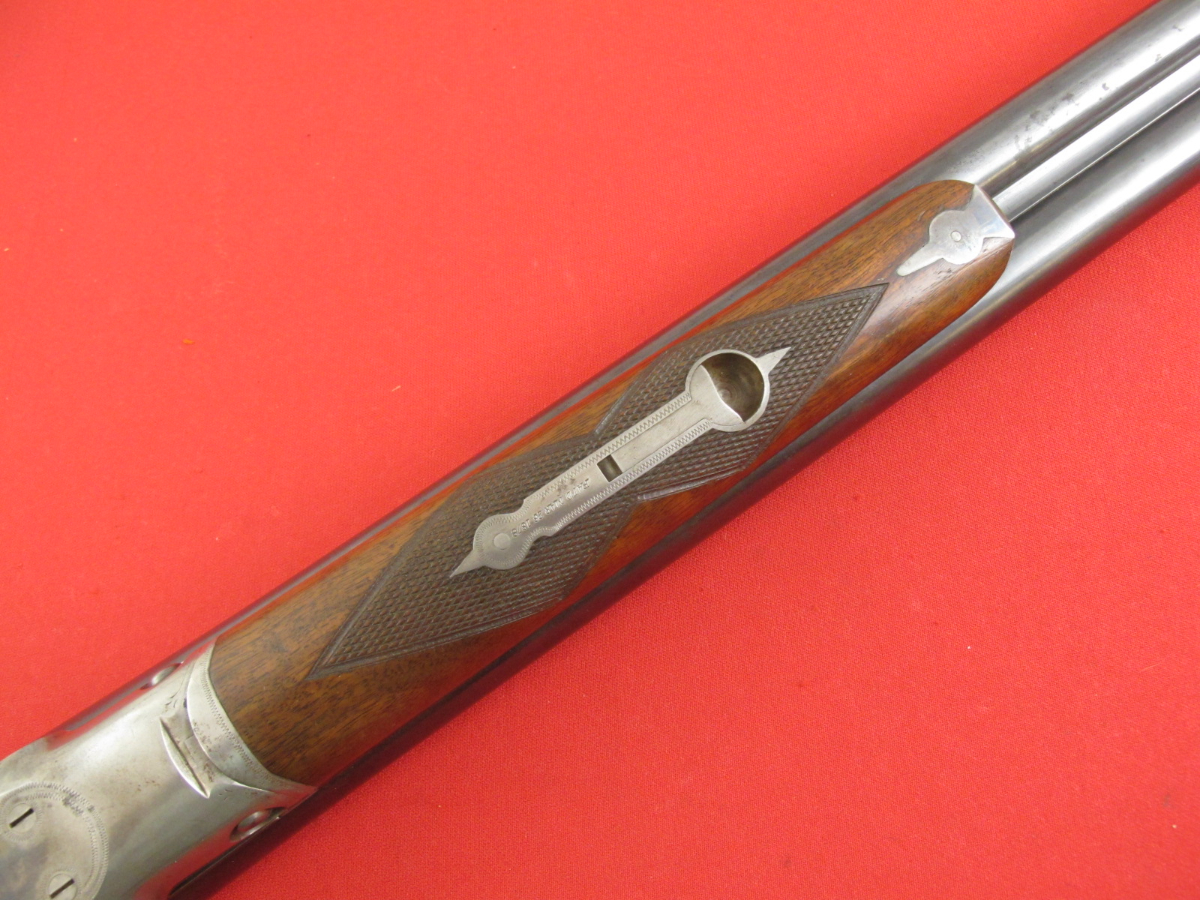 Parker VH Grade 12GA, 30in SXS Solid Rib, Blue/Wood, w/Case Colors, MFG 1910, C&R OK, NO RESERVE 12 GA - Picture 8