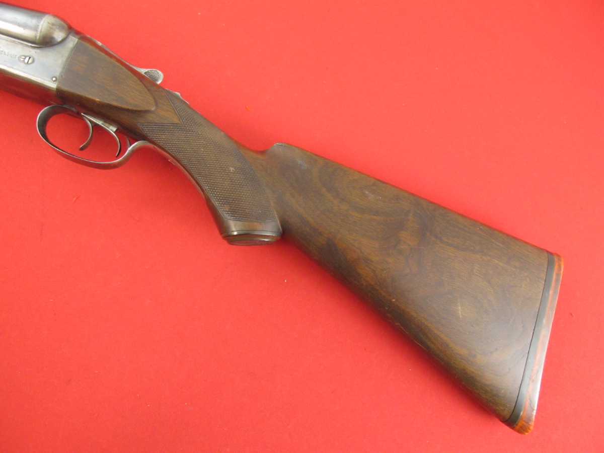 Parker VH Grade 12GA, 30in SXS Solid Rib, Blue/Wood, w/Case Colors, MFG 1910, C&R OK, NO RESERVE 12 GA - Picture 10