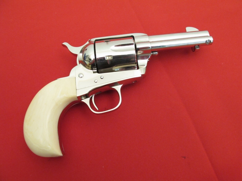 Colt Custom Saa 45lc Nickel Wivory Birdshead Grip Wilkerson