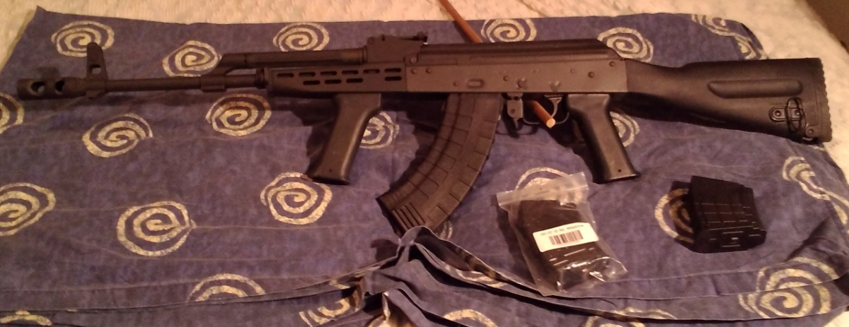 Hungarian Amd 63 Ak 47 Type 7.62 X39 Hungarian Feg Arsenal Amd-63 Ak-47 And 3 Magazines. 30 ,10 ,5 Capacity