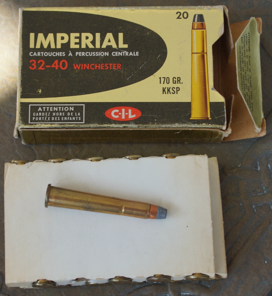 Vintage 32-40 Imperial Ammo .32-40 Winchester Cil .32-40 Ballard For ...