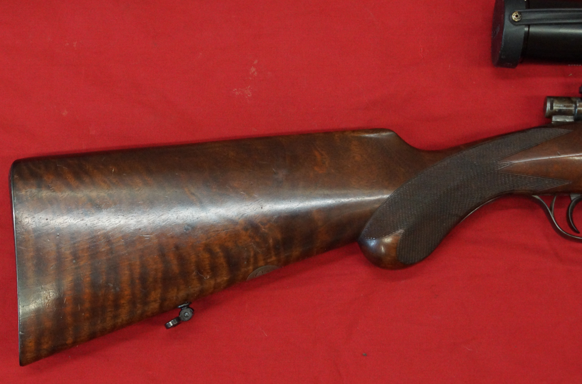 Mauser Pre War Geyger Sporting Rifle 7x57mm Bolt Action Rifle Hand Engraved w/ Zeiss 1.5-4.5x18 Scope C&R 7mm Mauser (7x57mm) - Picture 3