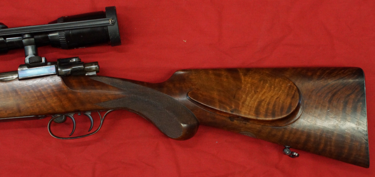 Mauser Pre War Geyger Sporting Rifle 7x57mm Bolt Action Rifle Hand Engraved w/ Zeiss 1.5-4.5x18 Scope C&R 7mm Mauser (7x57mm) - Picture 6