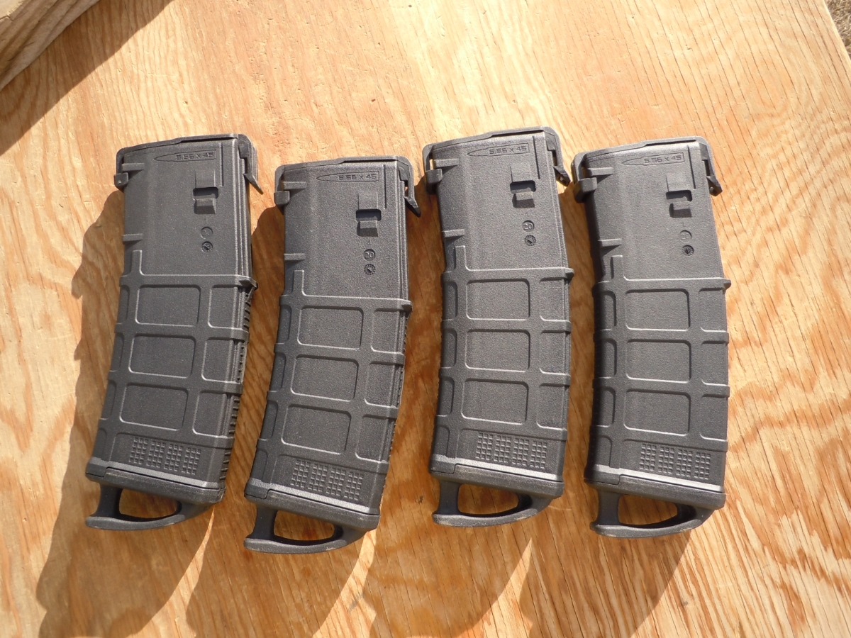 4 Magpul 30rd 5.56mm Ar M4 Gen3 Mags, Caps, Ranger Plates, Excellent 5 ...