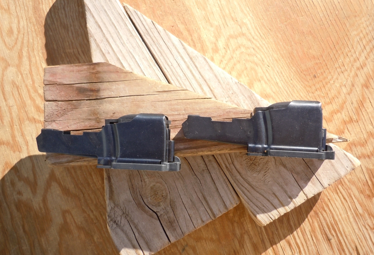 2 Steel Sks 7.62x39 5rd Rifle Duckbill Blued Magazines, Clips, Very