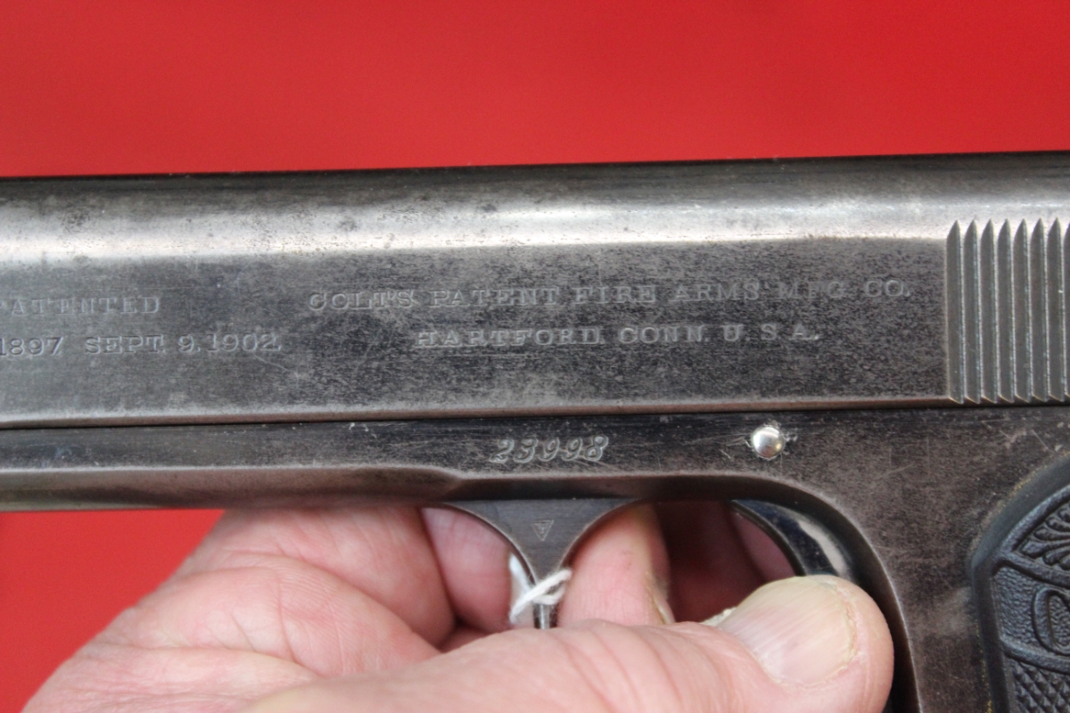 Colts Manufacturing Company 1903 In 38 Auto .38 Acp For Sale At ...