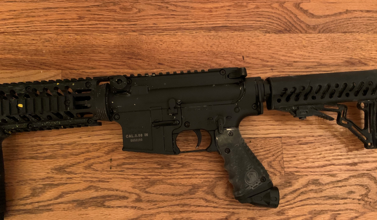 Tippmann TMC M4 Magfed Paintball Marker Black .68 inches 17100983