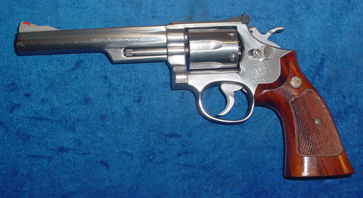 Smith & Wesson MODEL 66 357 MAG STAINLESS REVOLVER 6 INCH LIKE NEW OLDER MODEL .357 Magnum - Picture 2
