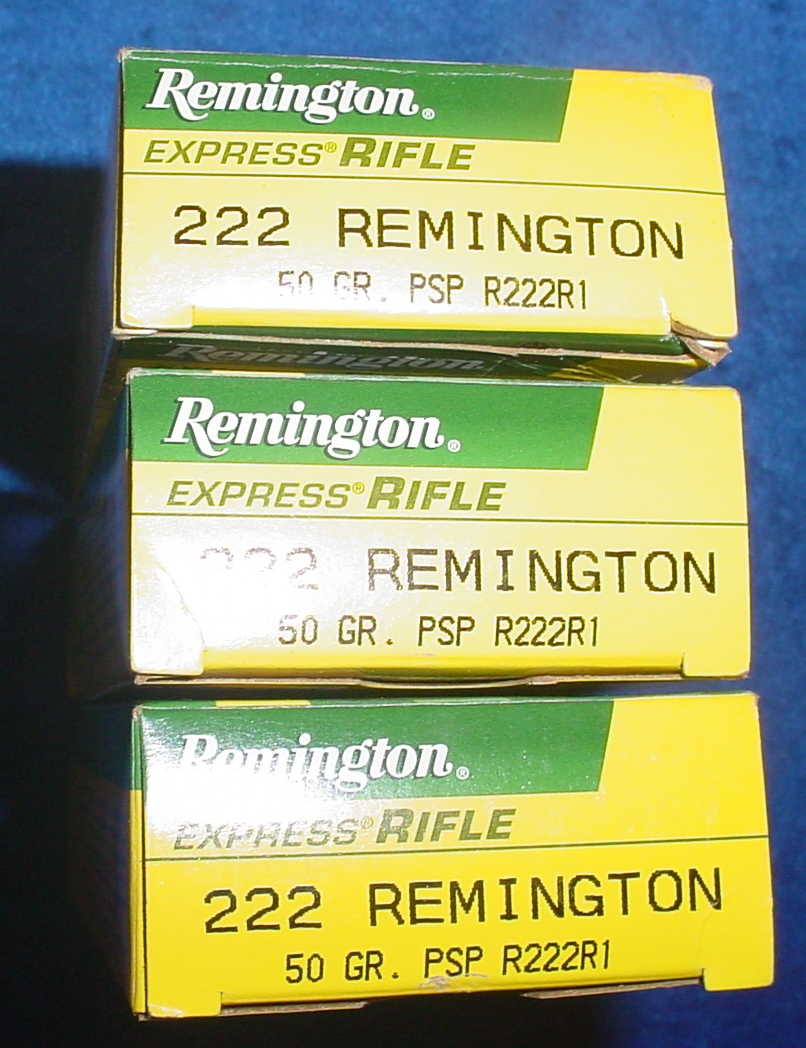 REMINGTON 222 CAL 50 GR PSP AMMO