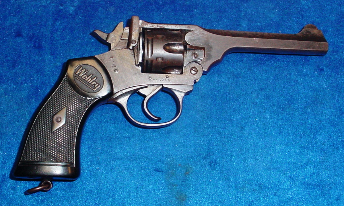 Webley & Scott Wwii Mark Iv 38 Cal War Finish Revolver .38 Caliber For Sale at
