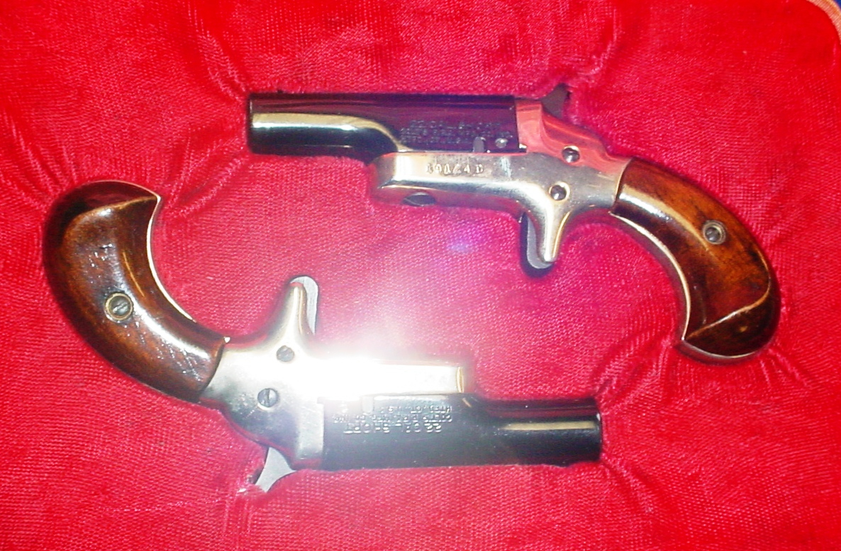 Colt Consecutive Pair Derringers 22 Short Caliber In Case .22 Short For ...