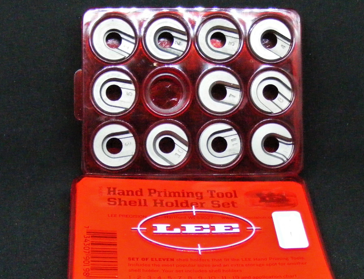 LEE AUTO PRIME/Priming Tool Shell Holder Set in Red Storage Box ...