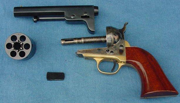 Cimarron F.A. Mfg. Co. Richards-Mason Conversion, 1851 Colt Navy ...