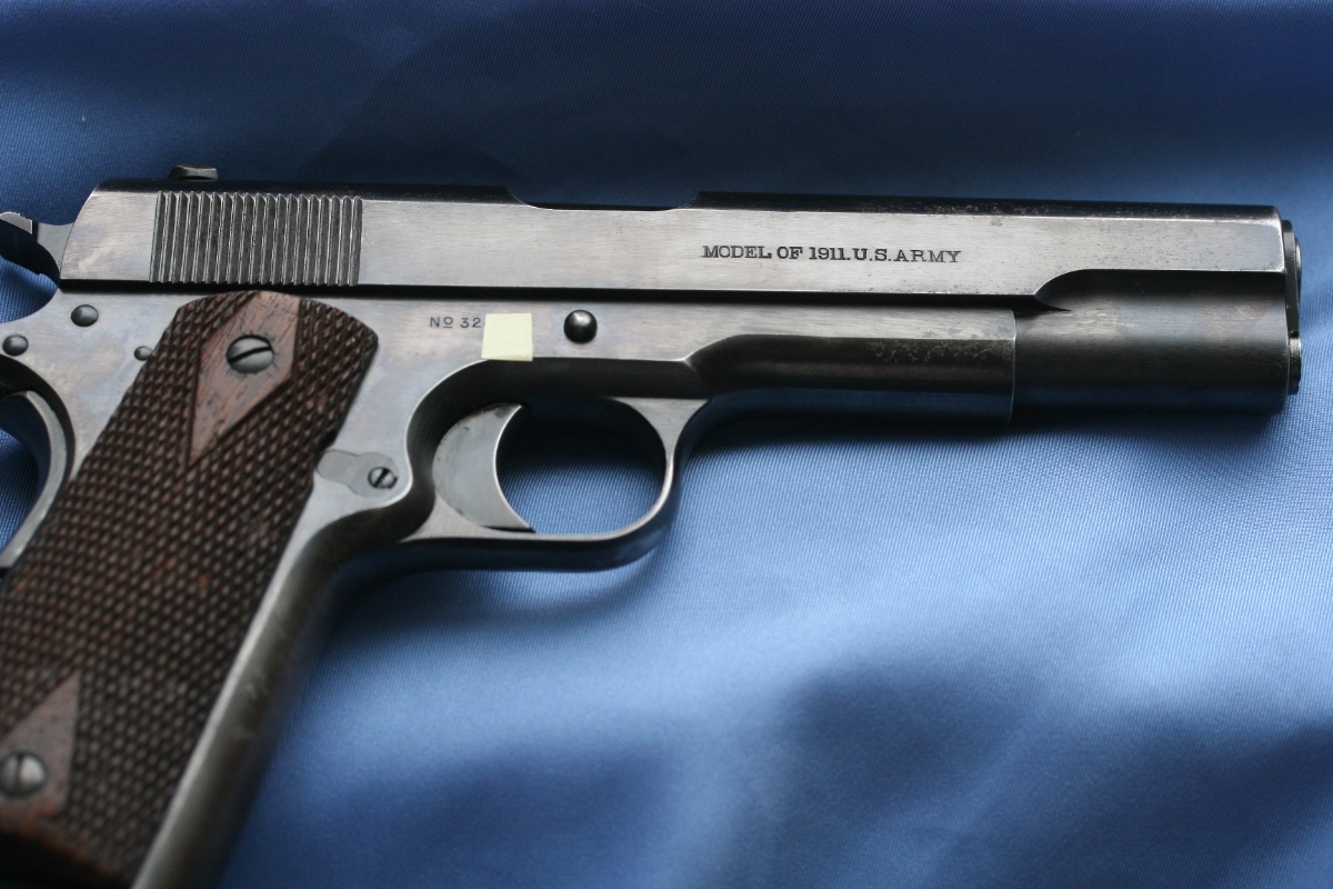 Colts Manufacturing Company Colt M1911, 1911 U.S. Army Shipped 1913 .45 ...