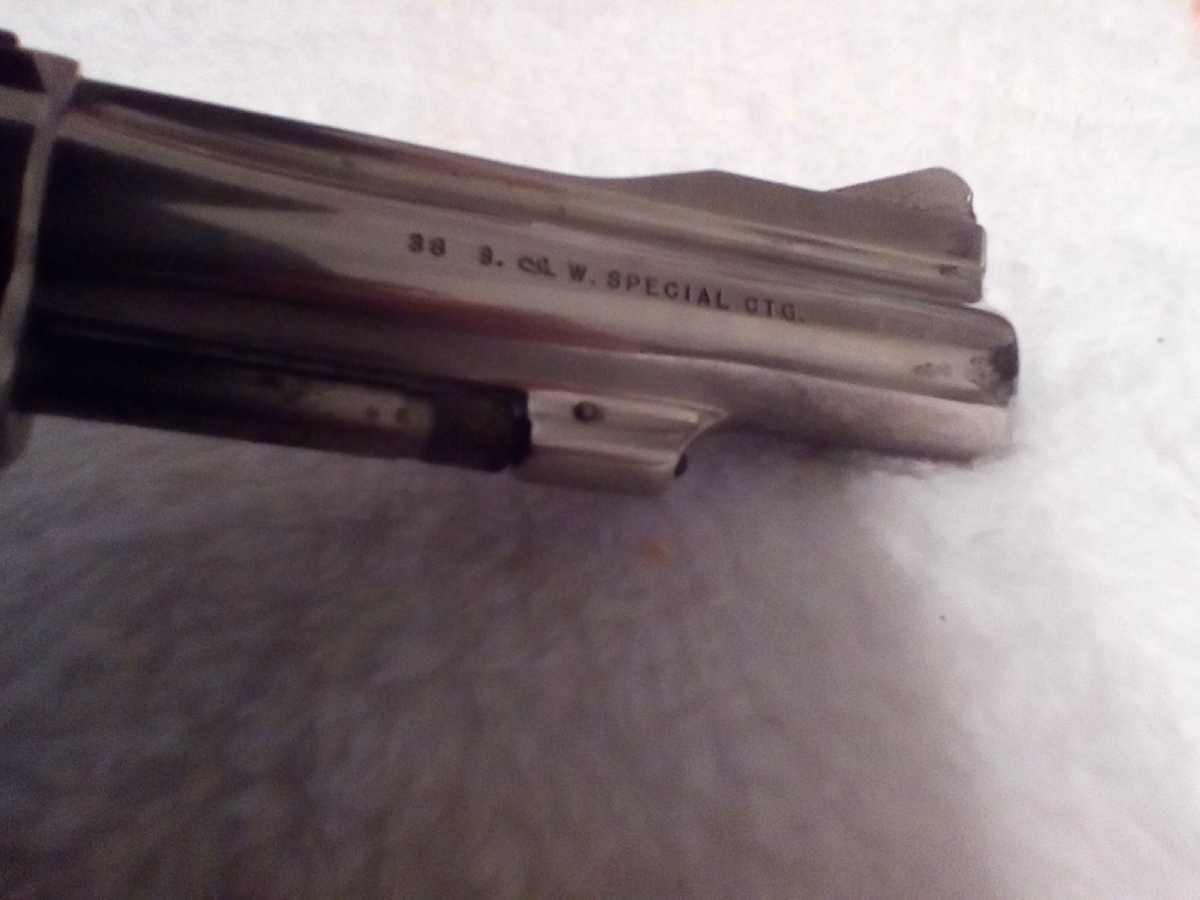 Smith and Wesson - Nickel Finish Smith&Wesson Model 15 .38 Special - Picture 5