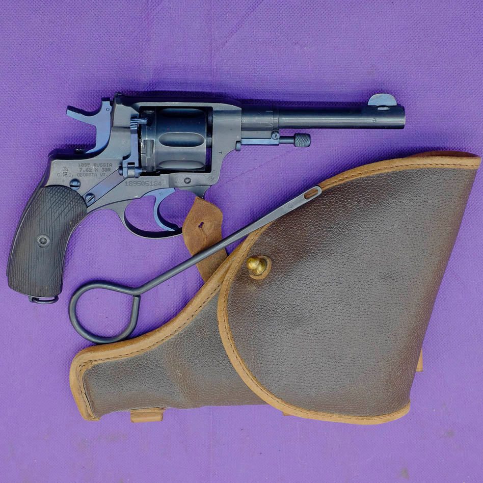 Russian nagant 1895 7 62x38r tula 1914 imperial with holster 7 62x38r