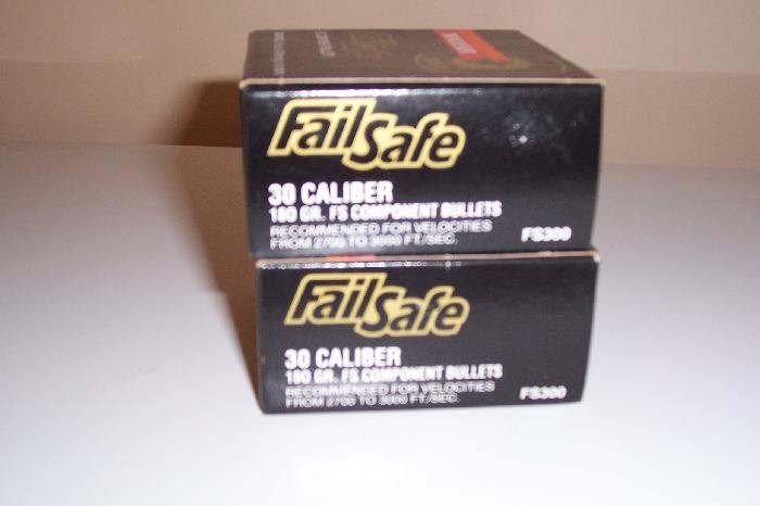 Winchester Fail Safe 30 Cal. 180gr. Bullets For Sale at GunAuction.com ...