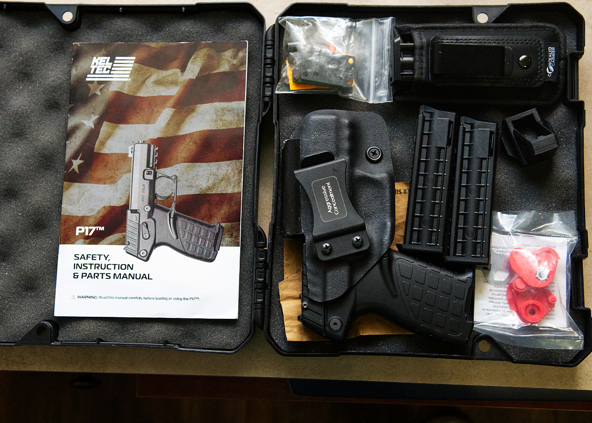 KelTec OpticReady P17 with Red Dot Adaptor, Threaded Barrel and 3, 16