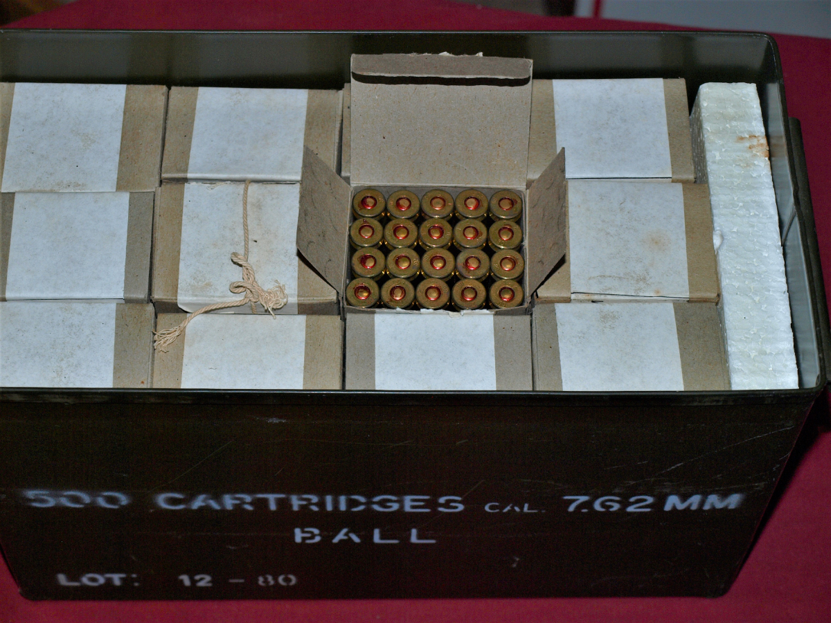 Isreali arms industries imi military surplus 7 62x51 nato rifle ammo 7 