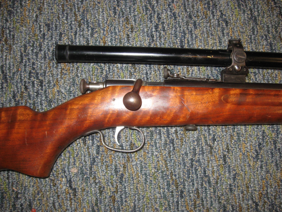 Winchester model 68 with original factory scope