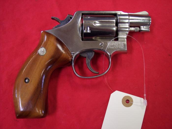 Smith And Wesson Model 10 7 38 Special Snub Nose 2 Inch Nickel Plated Wow For Sale At Gunauction 6698