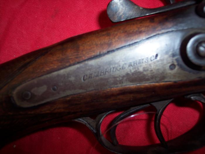 Cambridge Arms Co. Side X Side Hammer Shotgun, 12 Ga, Damascus, Belgian ...