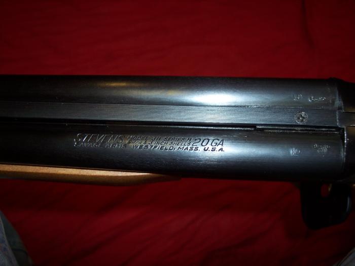 Stevens Model 311 Series H - Double Barrel Shotgun, 20 Gauge, Like NEW