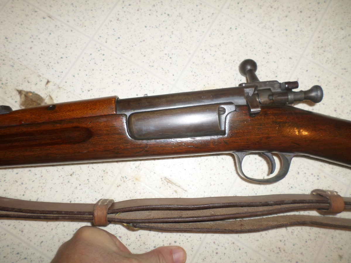 Springfield US 1896 Model Krag Rifle with original 1896 rear sight and ...