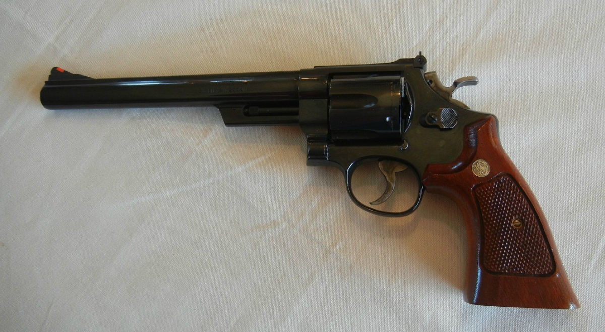 Smith & Wesson Model 29-3 .44 Magnum 8 3/8 Barrel Wooden Grip Date 1987 ...