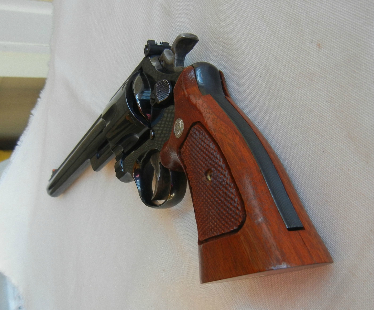 Smith & Wesson - Model 29-3 .44 Magnum 8 3/8 Barrel Wooden Grip Date ...