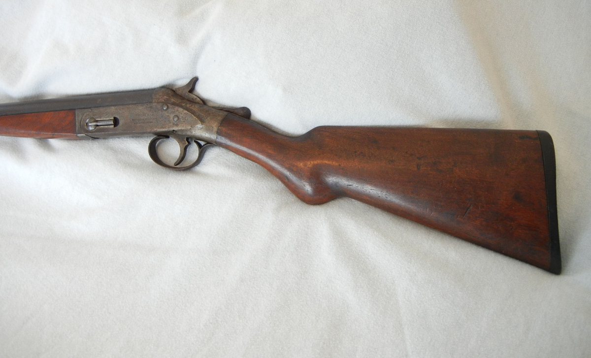 Antique 12 Ga Shingle Shot Forehand Shotgun 30 