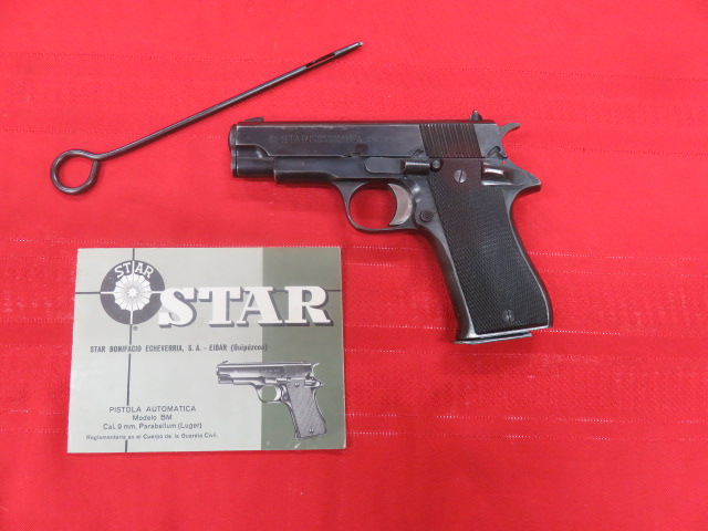 Star Bonifacio Echeverria S A Model Bm 9mm Cal All Steel Construction 8 Rd Mag Very Similar To 1911 9mm Luger P For Sale At Gunauction Com