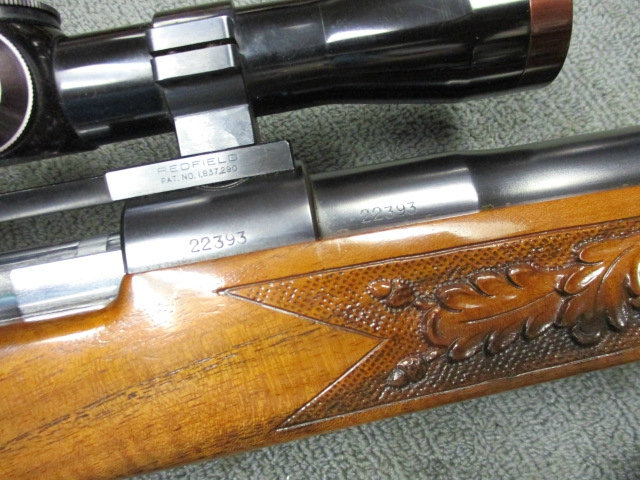 FABRIQUE NATIONALE - EARLY POST WW2 COMMERCIAL HUNTING RIFLE. FANTASTIC BLUE, WONDERFUL STOCK. - Picture 4