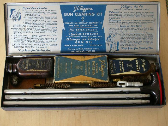  Vintage JC Higgins Gun Cleaning Kit 711 Picture 2