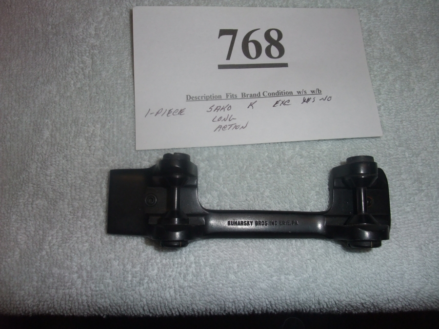 Kuharsky (B&L) Adj. Scope Mount Sako Finnbear La For Sale at GunAuction