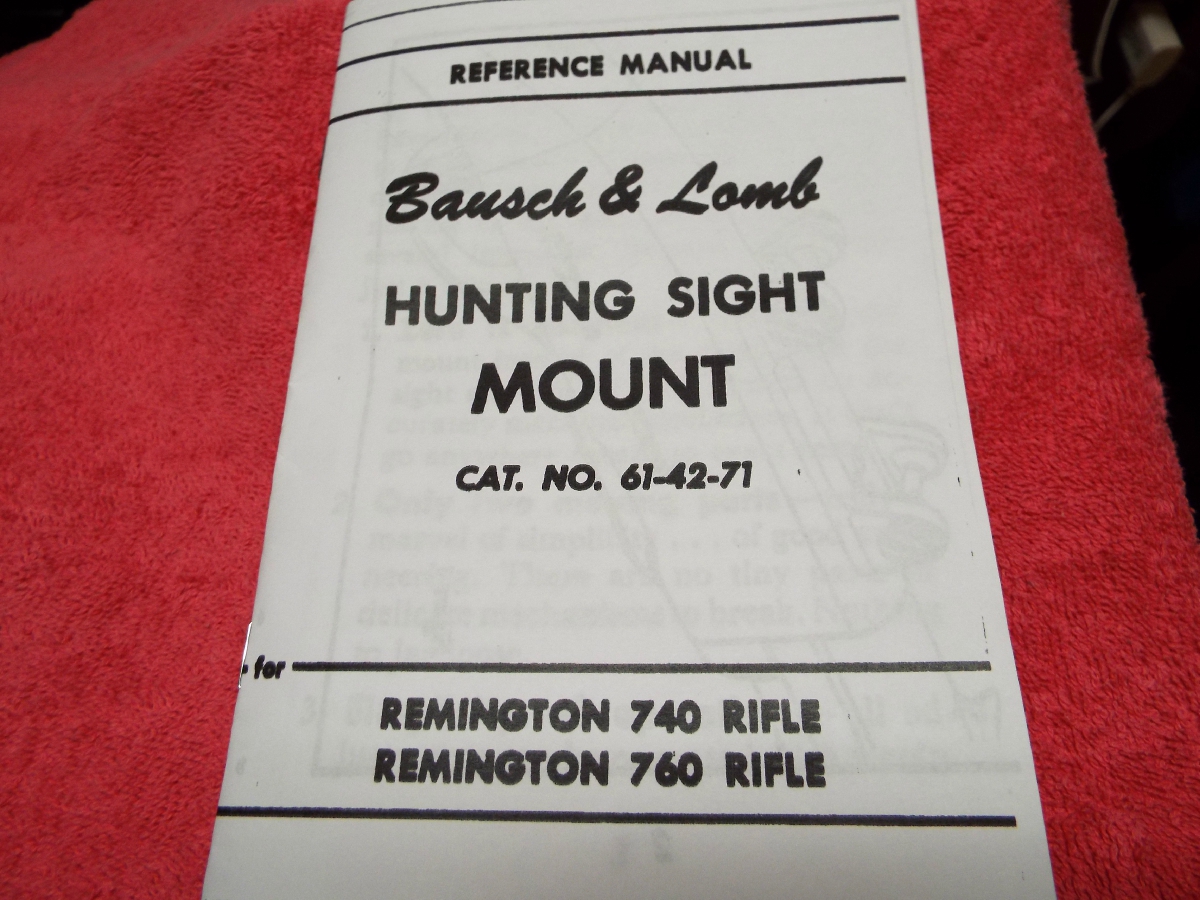 Remington Woodsmaster 742 Manual