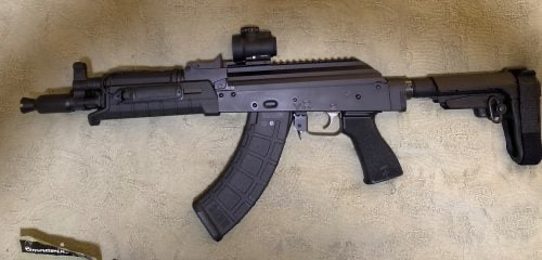 - Psa Ak-p Gf4 W  Trijicon Mro And 500 Rounds Of Ammo - Picture 2