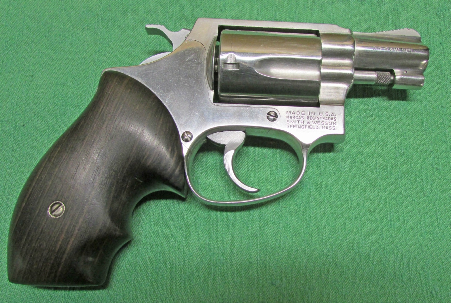 Smith And Wesson Model 60 Stainless Action Job And Custom Wood Grips 38 Special For Sale At 