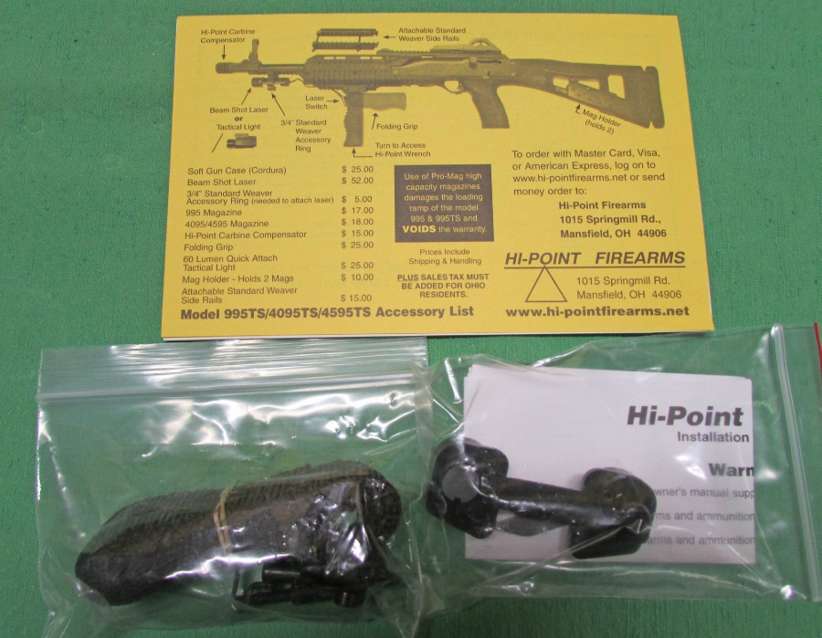 hi-point-4095-carbine-fwd-grip-tac-light-new-in-box-40-s-w-for-sale