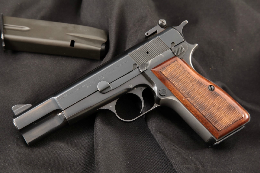 Belgian Browning High Power Hi-Power P35, “C” Series, Blued, 4 5/8” Sa ...