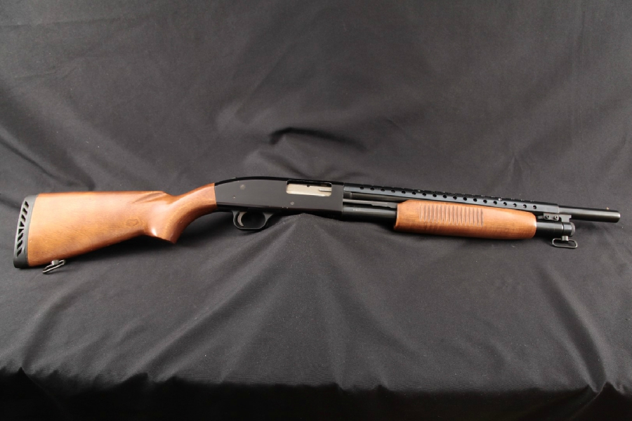 Mossberg 500 Atp6, Heat Shield, Blue 18 ½” Pump Action Shotgun, Mfd 227