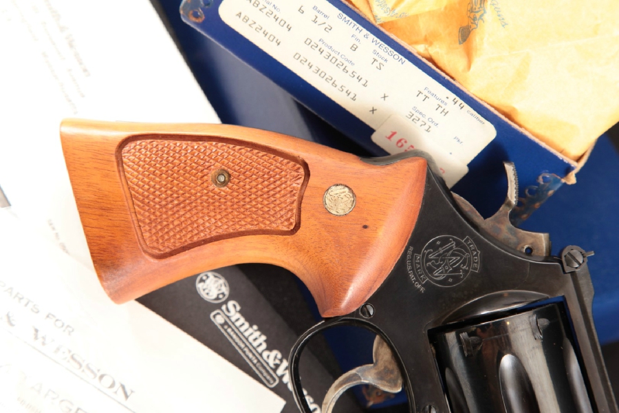 Smith & Wesson S&W Model 24-3 .44 Target Reintroduction, Blue 6.5” - Target Revolver, Box & Cleaning Kit MFD 1983-84 - Picture 2
