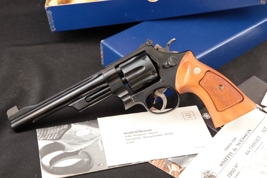 Smith & Wesson S&W Model 24-3 .44 Target Reintroduction, Blue 6.5” - Target Revolver, Box & Cleaning Kit MFD 1983-84 - Picture 5